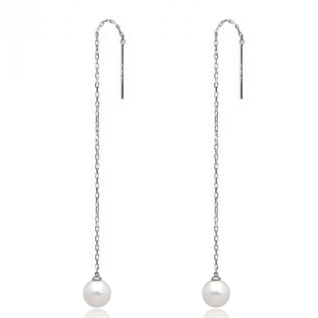 K18/Pt「アコヤパールジェメリ」ピアス