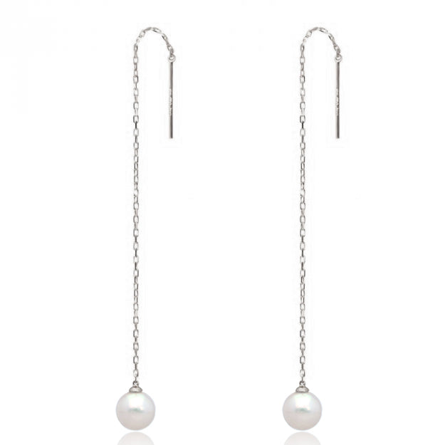 K18/Pt「アコヤパールジェメリ」ピアス