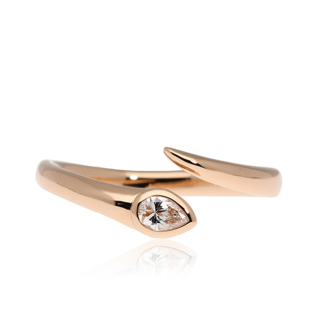 K18/Pt「ルーダ」リング