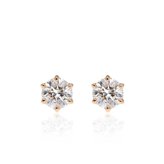 K18/Pt「0.6ct マリリン」ピアス