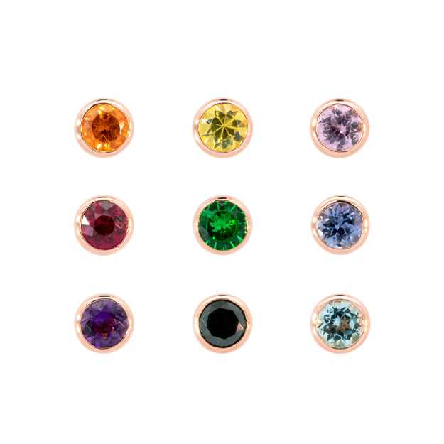 K18/Pt「ジョイフルカラー」ピアス(片耳用)