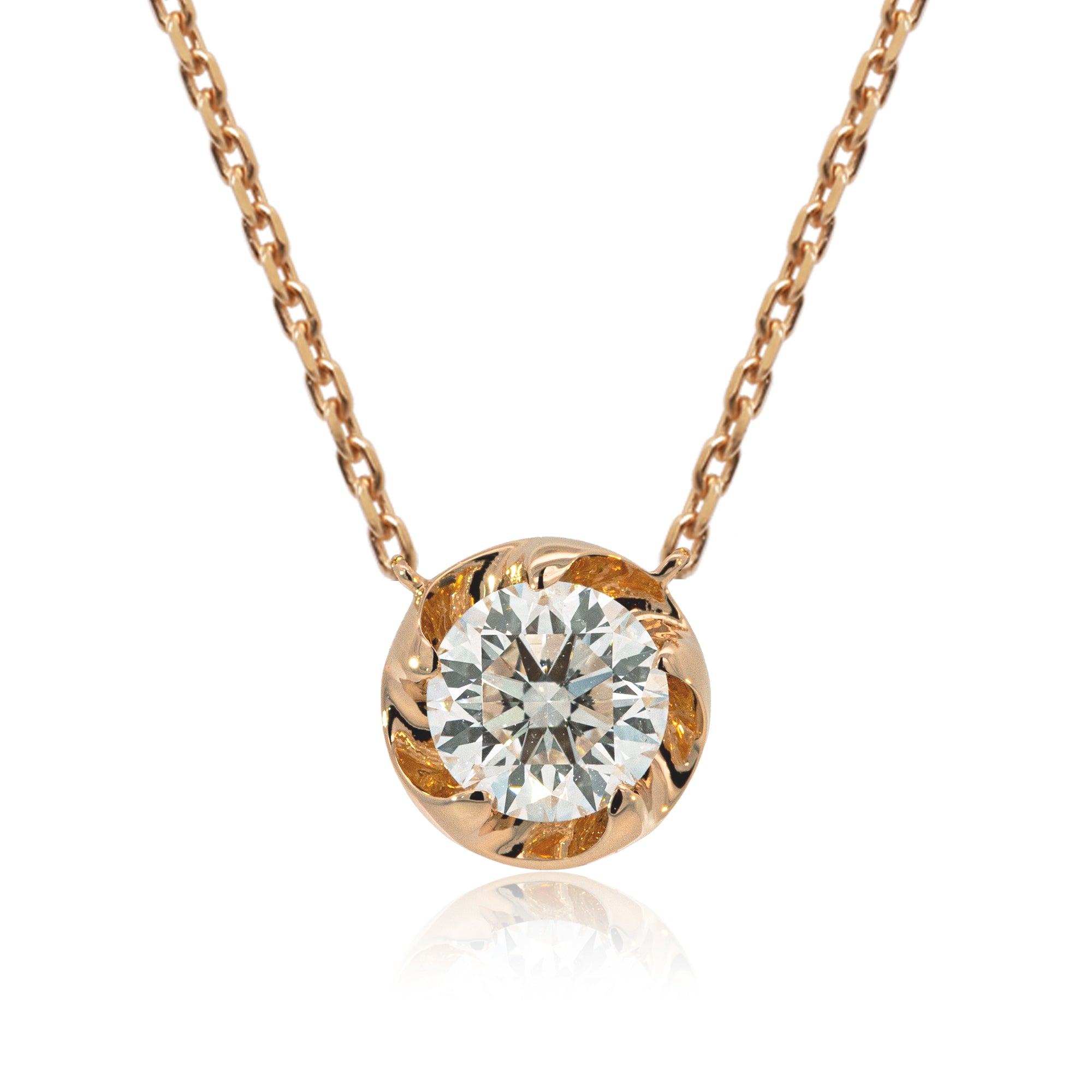 K18/Pt「0.5ctラウラ」ネックレス