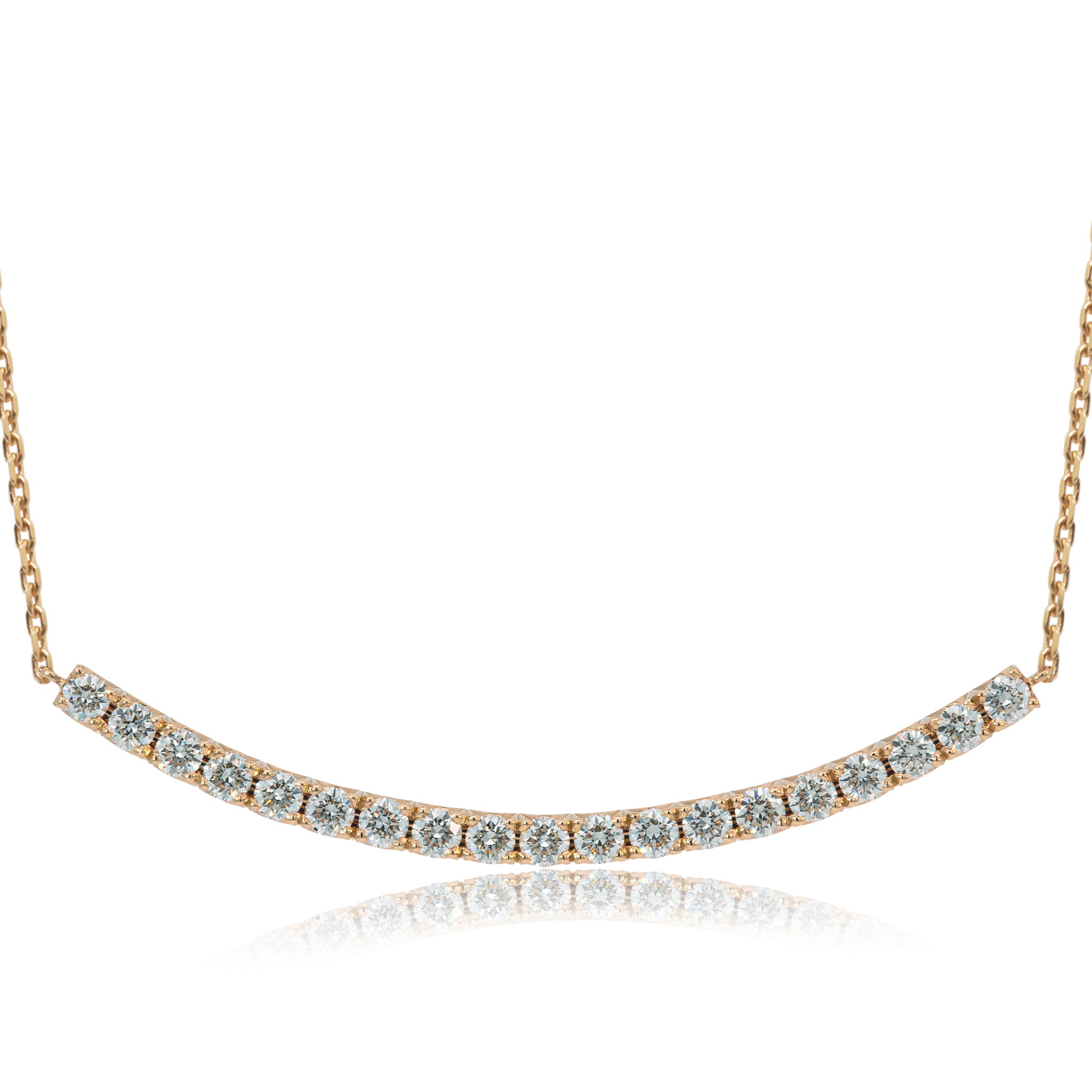 K18/Pt「ディアライン EXラージ」ネックレス