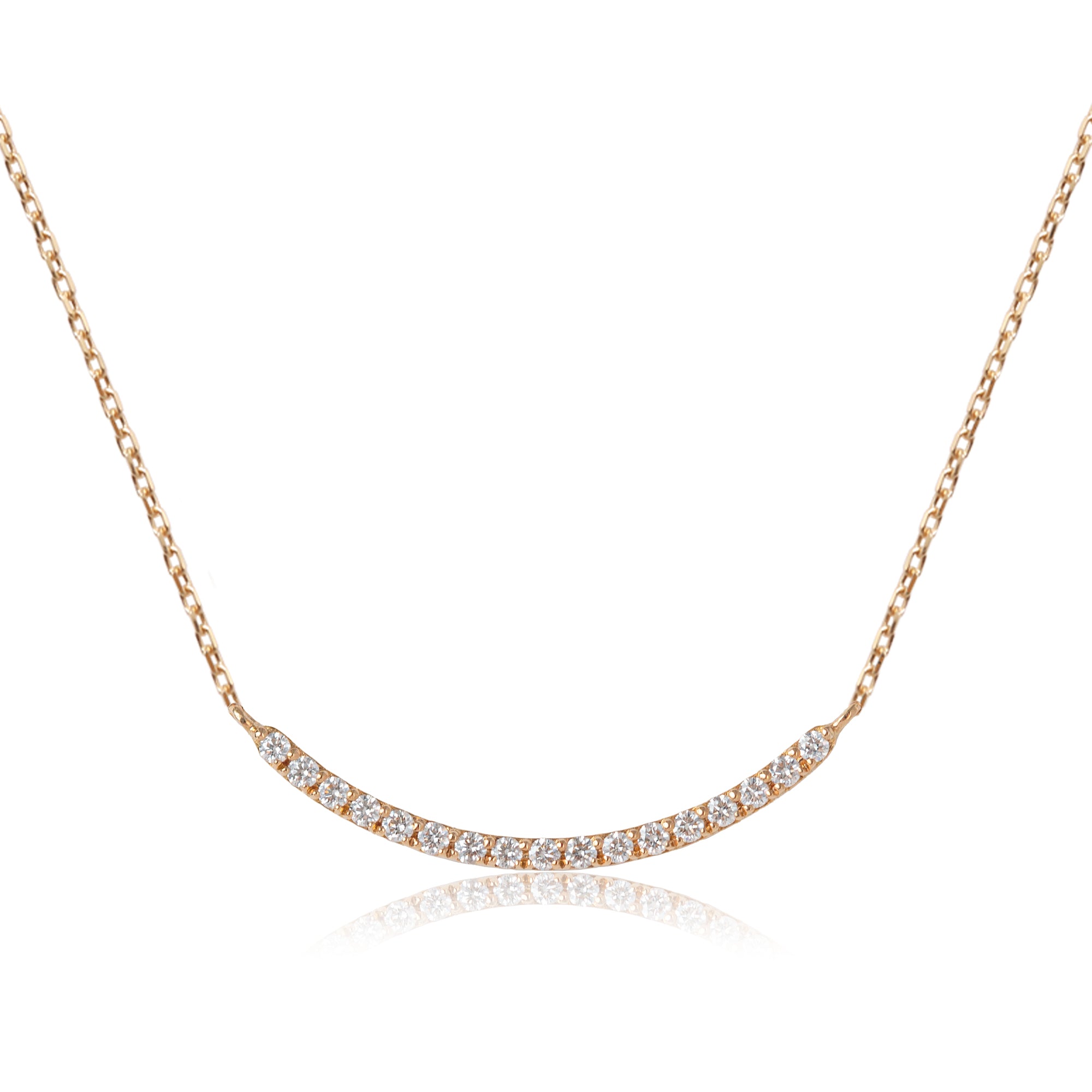 K18「セリナライン スモール」ネックレス