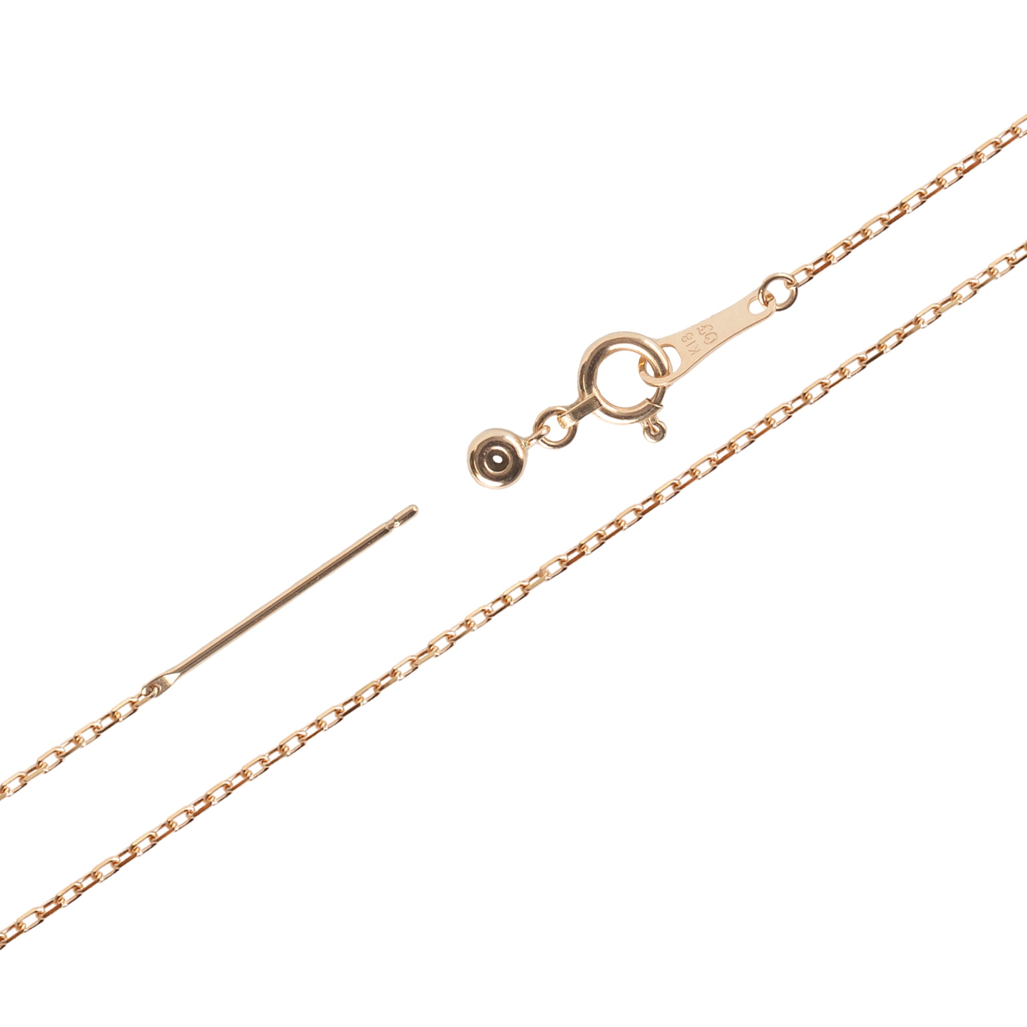 K18/Pt「ピンスルーチェーン」