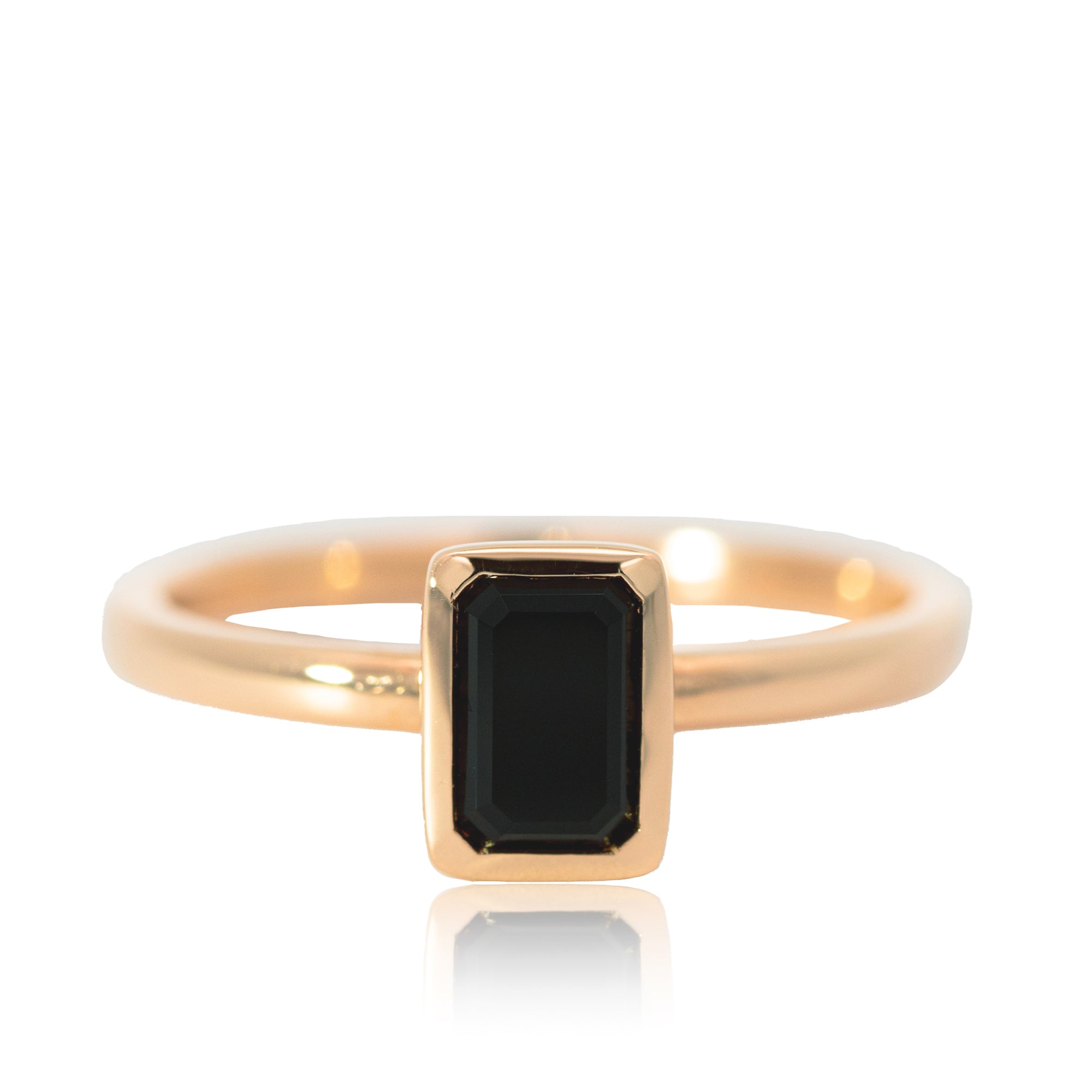 K18/Pt「ブラックオニキス セーラ」リング