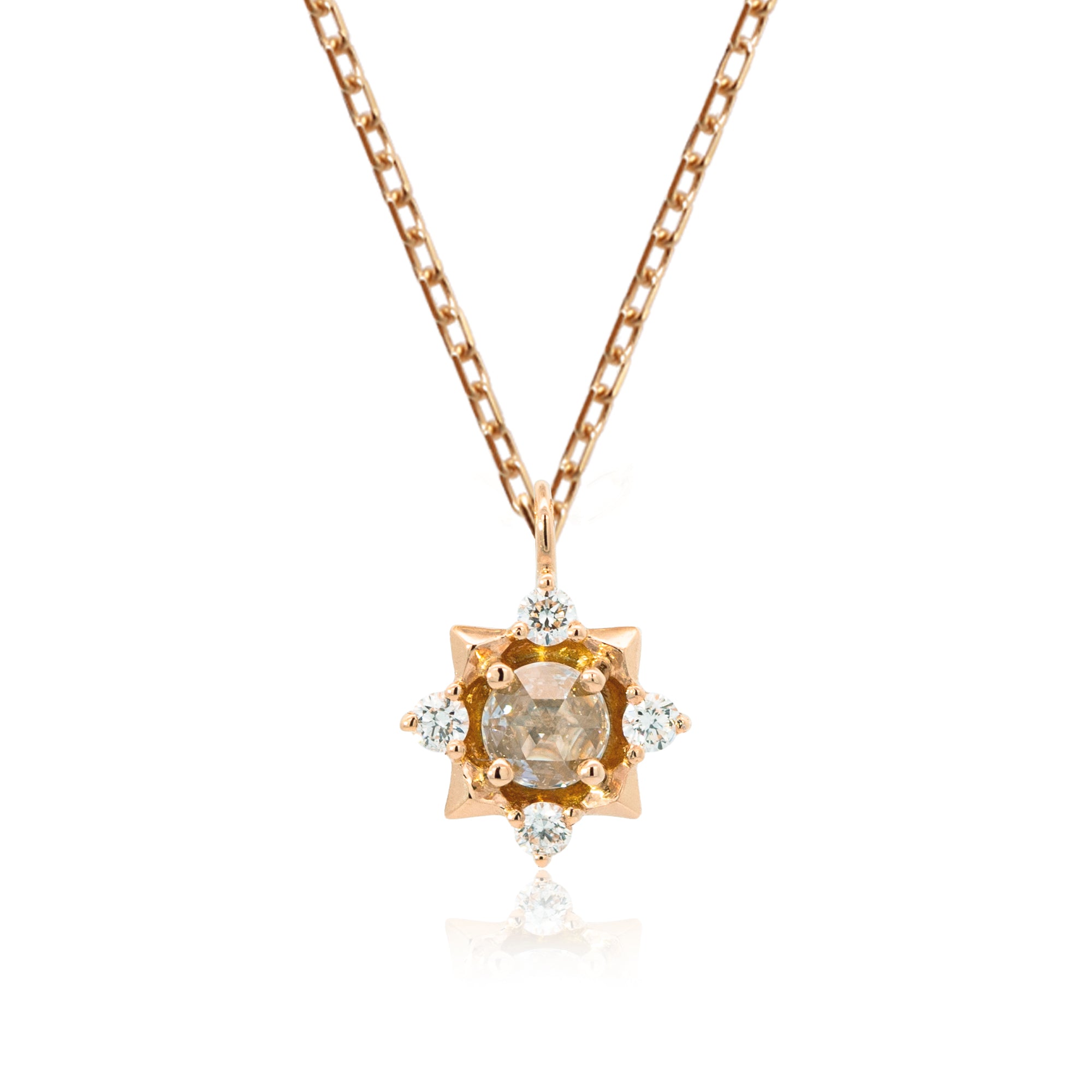 K18/Pt「ルミストラ」ネックレス