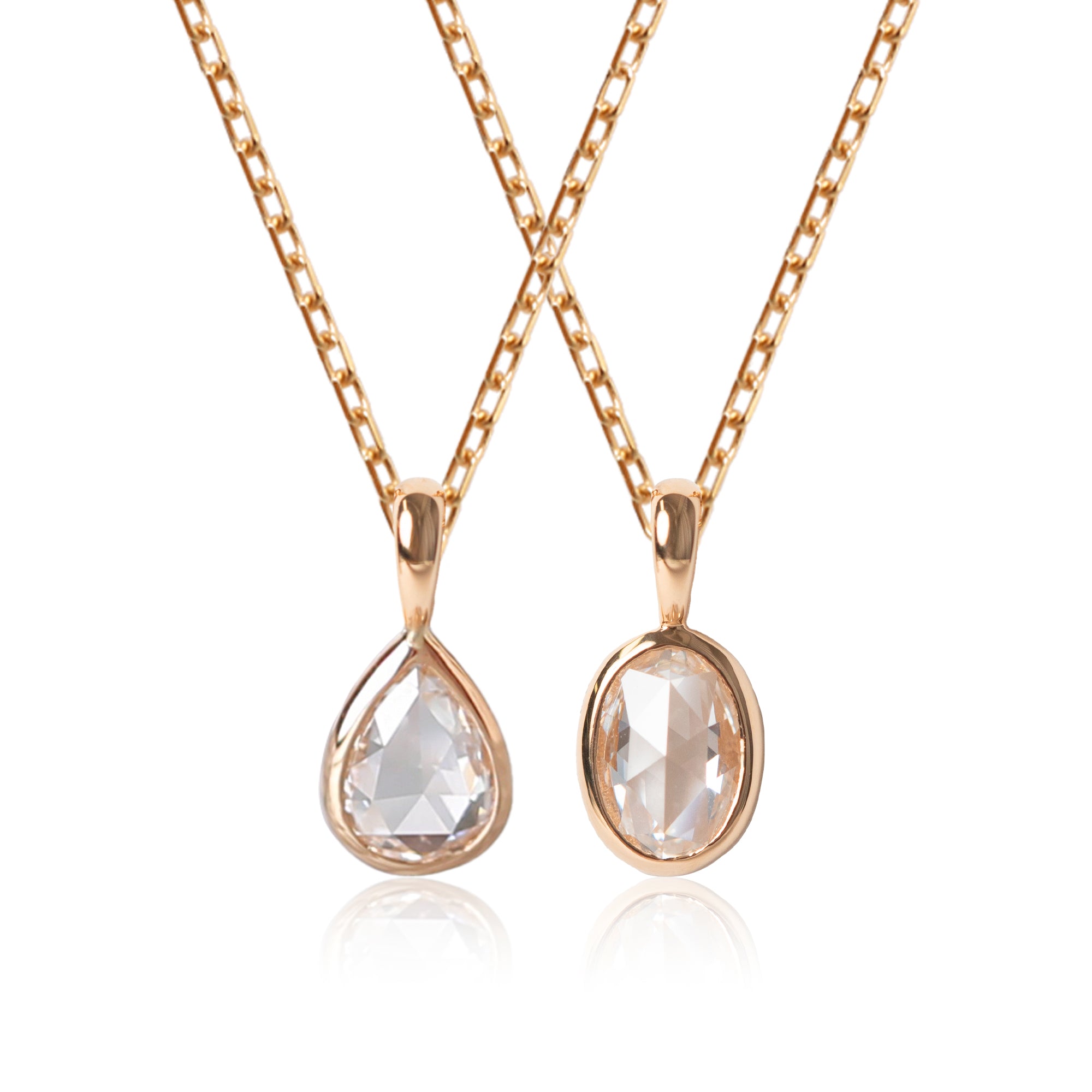 11月13日18時発売 K18/Pt【10石限定】「ファンシーローズ」ネックレス