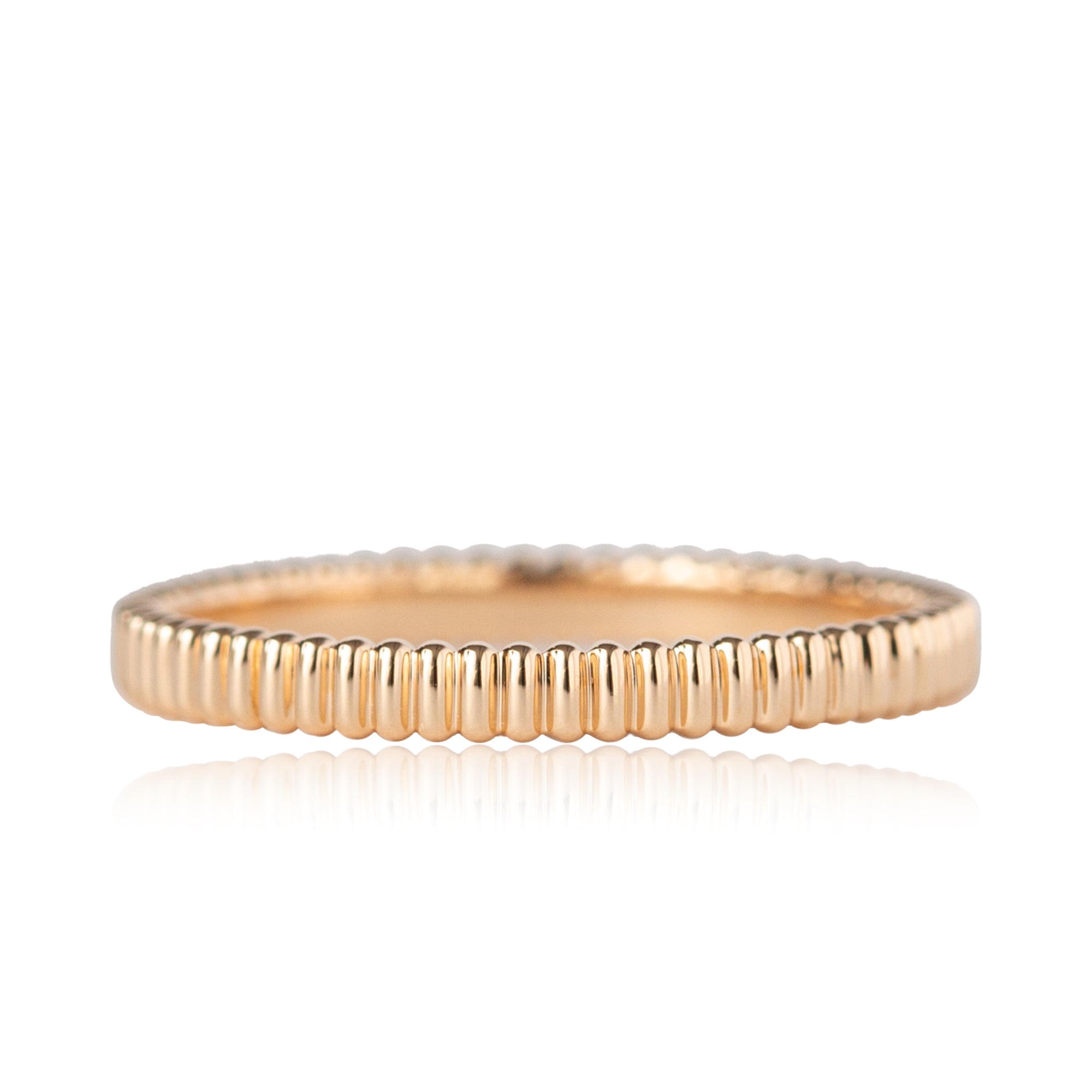 K18/Pt「シャルロット スリム」リング