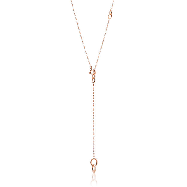 K18/Pt「フロットドロップ」ネックレス