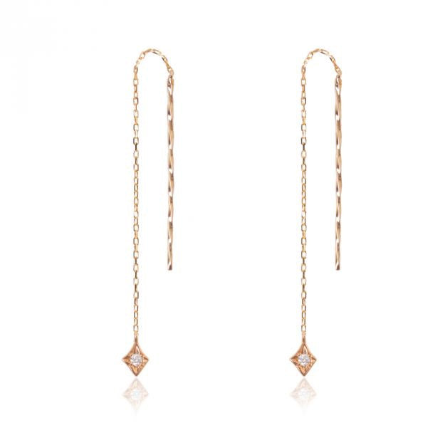 K18/Pt「シェリー」ピアス