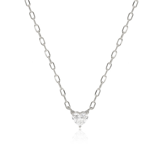 K18/Pt「0.08ctクオーレ」ネックレス