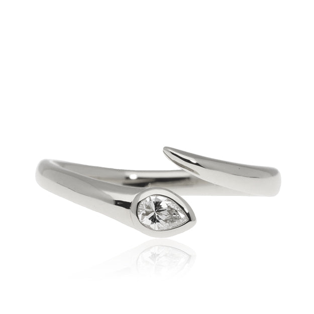 K18/Pt「ルーダ」リング