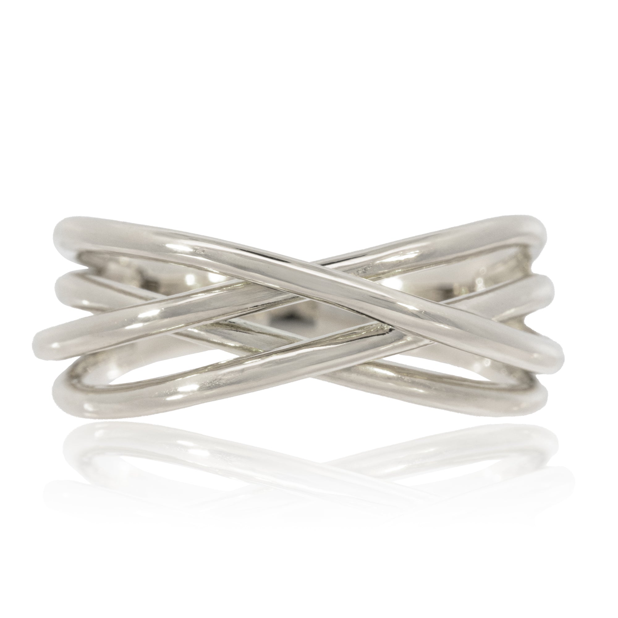 K18/Pt「ストラート」リング