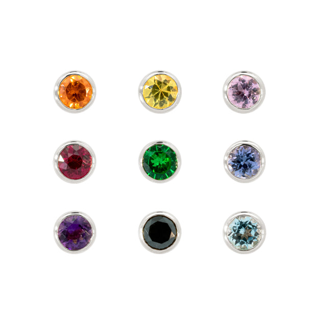 K18/Pt「ジョイフルカラー」ピアス(片耳用)