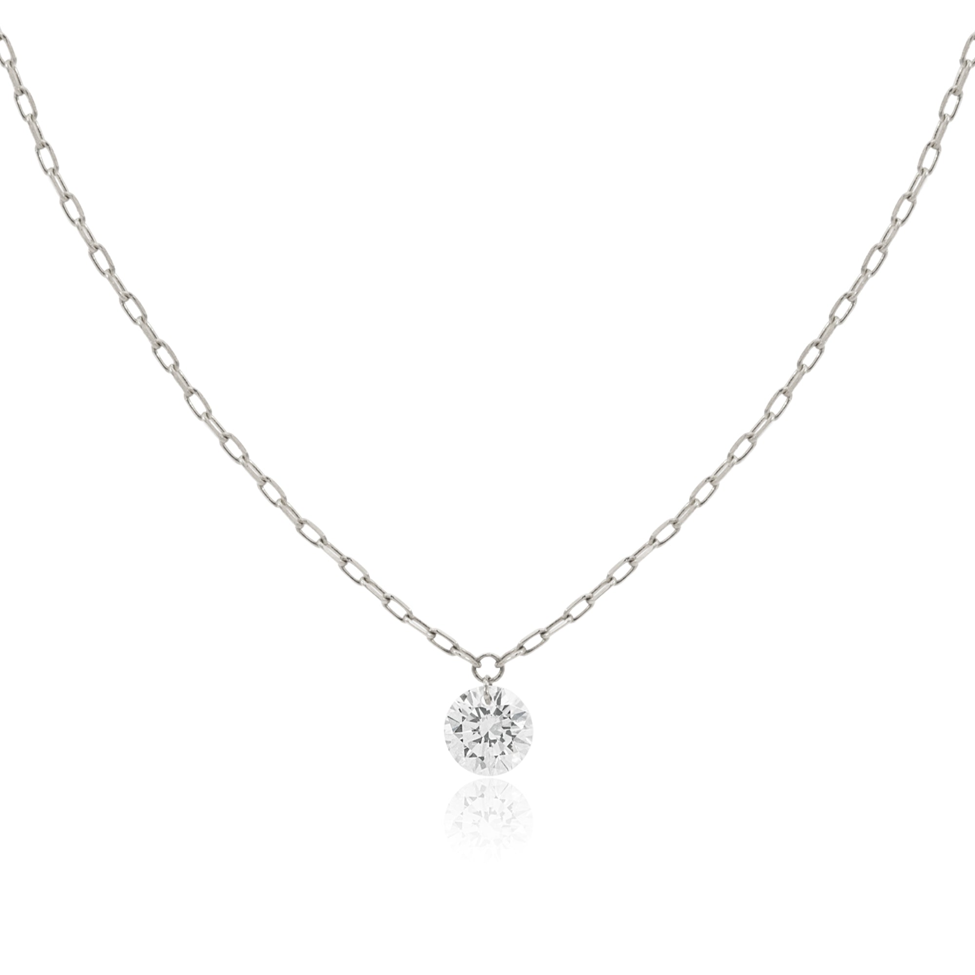 K18/Pt「0.05ctルフル」ネックレス