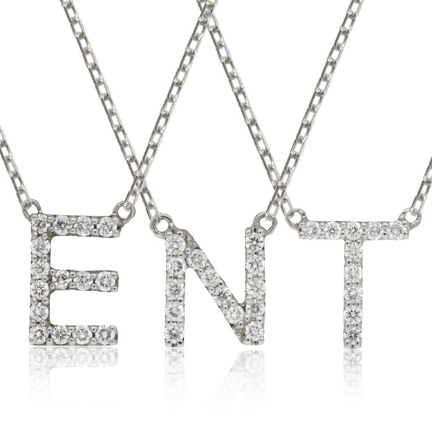 K18/Pt「レター」ネックレス