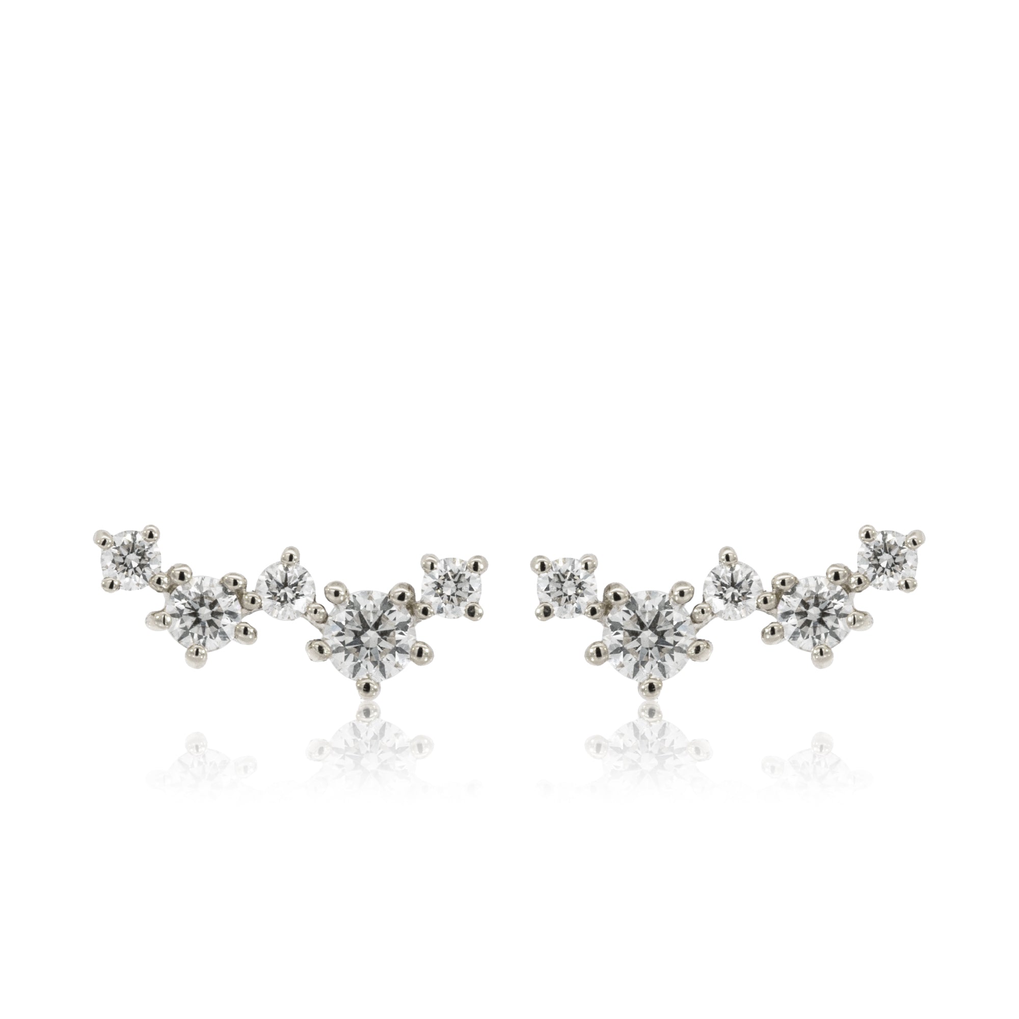 K18/Pt「リアルタ」ピアス