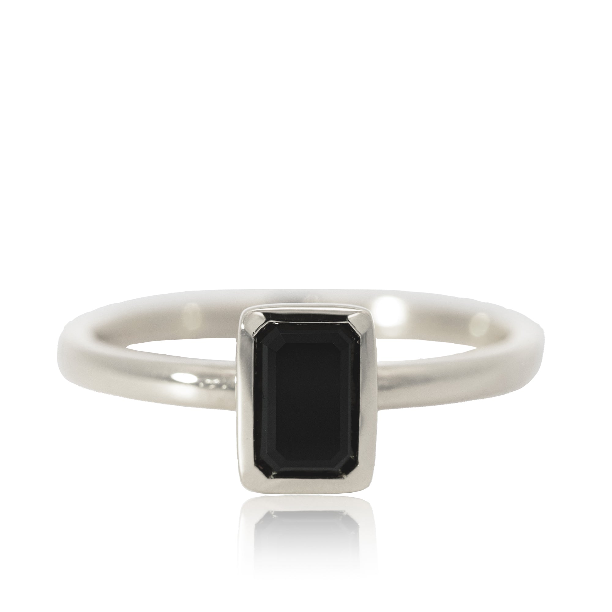 K18/Pt「ブラックオニキス セーラ」リング