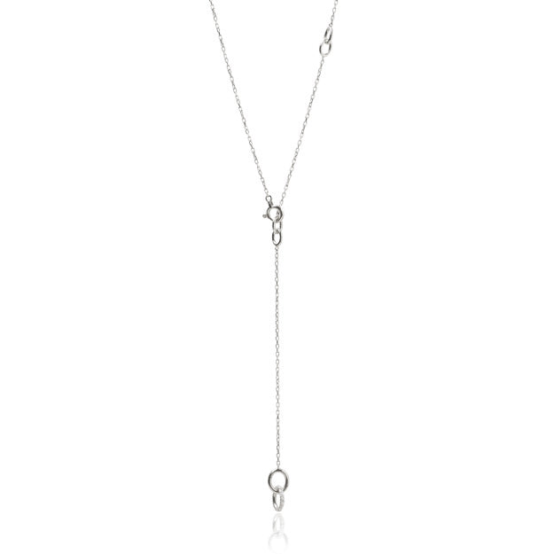 K18/Pt「フロットドロップ」ネックレス