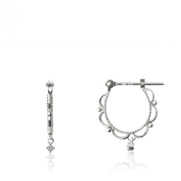 K18/Pt「サリー」ピアス