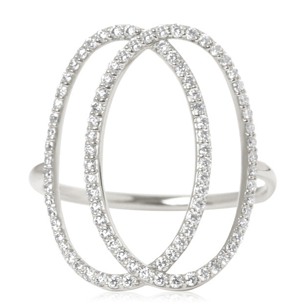 K18/Pt「グレイス」リング