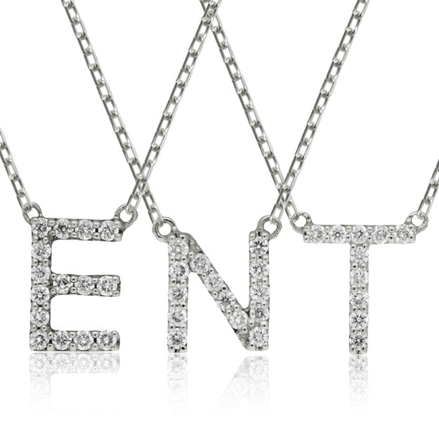 K18/Pt「レター」ネックレス