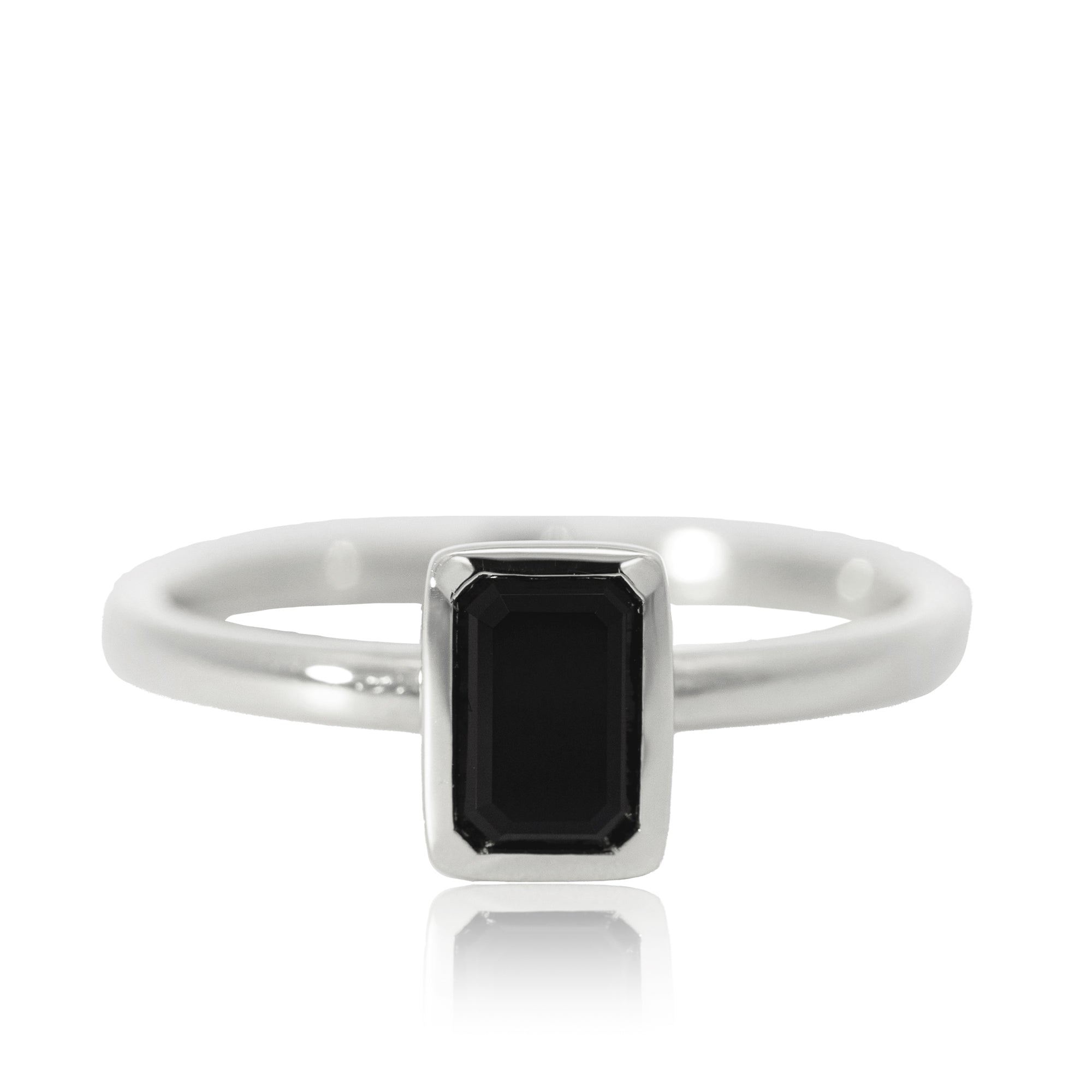 K18/Pt「ブラックオニキス セーラ」リング