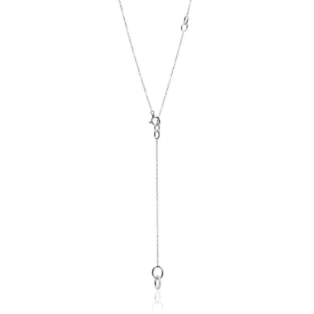 K18/Pt「フロットドロップ」ネックレス