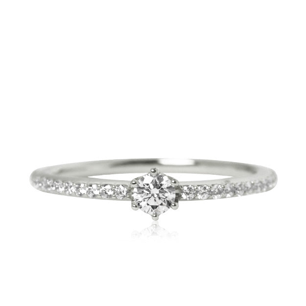 K18/Pt「シルビア」リング