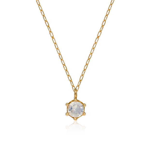 K18「ブルームーン ポッピングバース」ネックレス