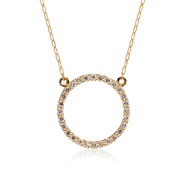 K18/Pt「オデット」ネックレス