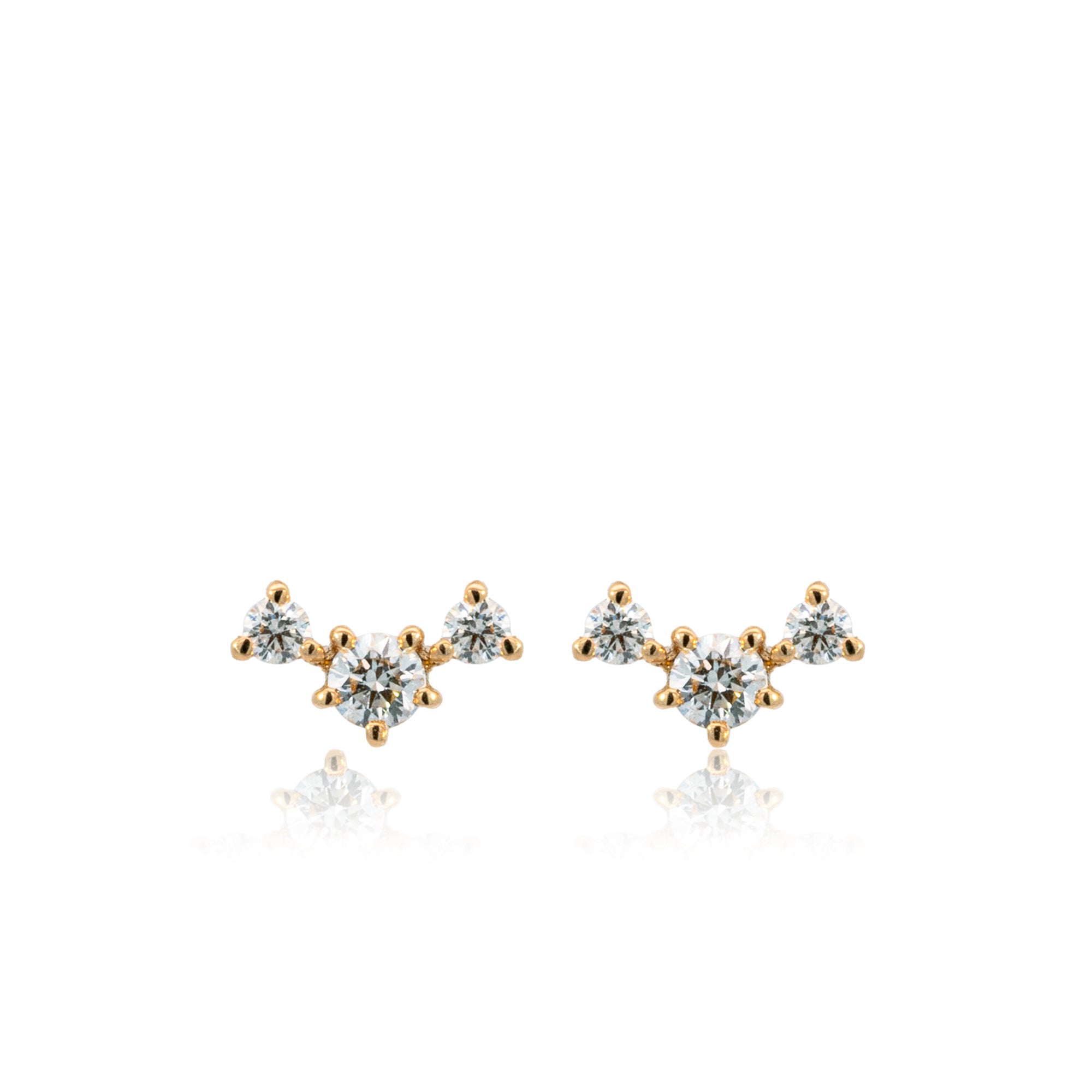 K18/Pt「リオッタ」ピアス