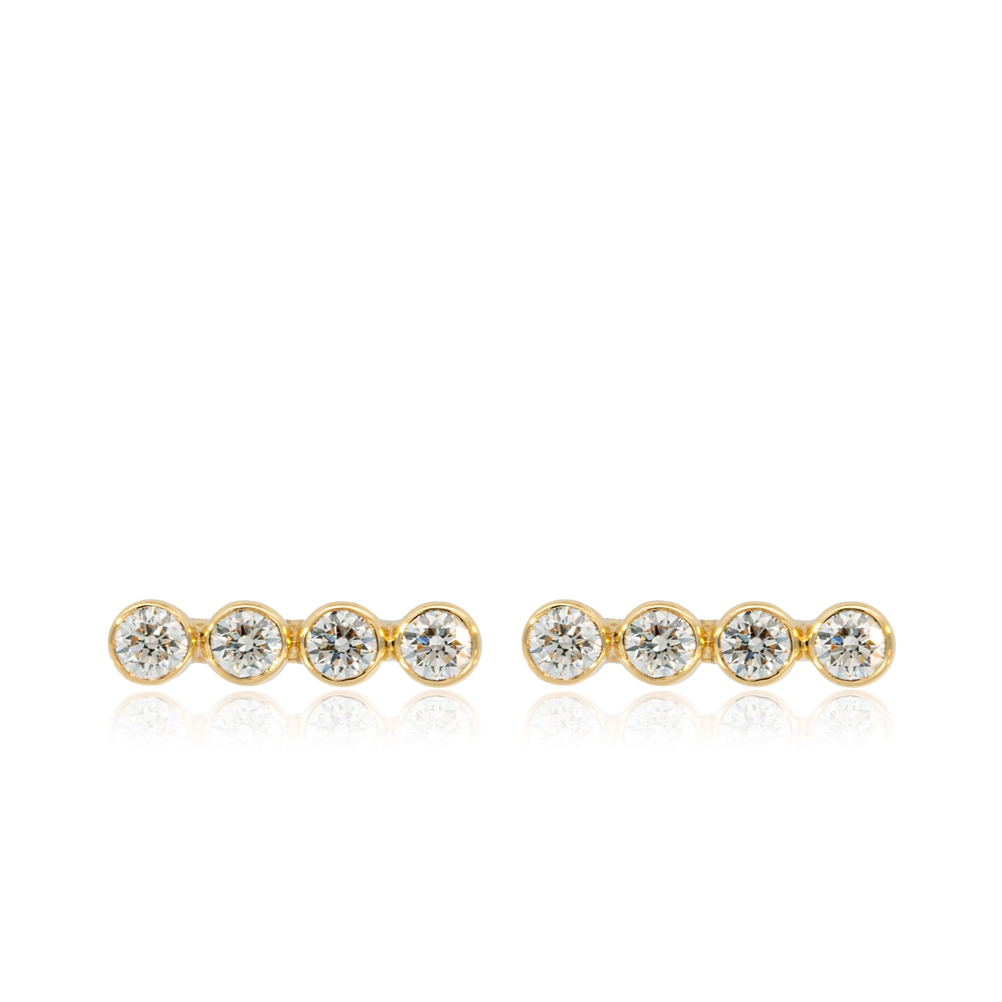 K18/Pt「リヴェア」ピアス