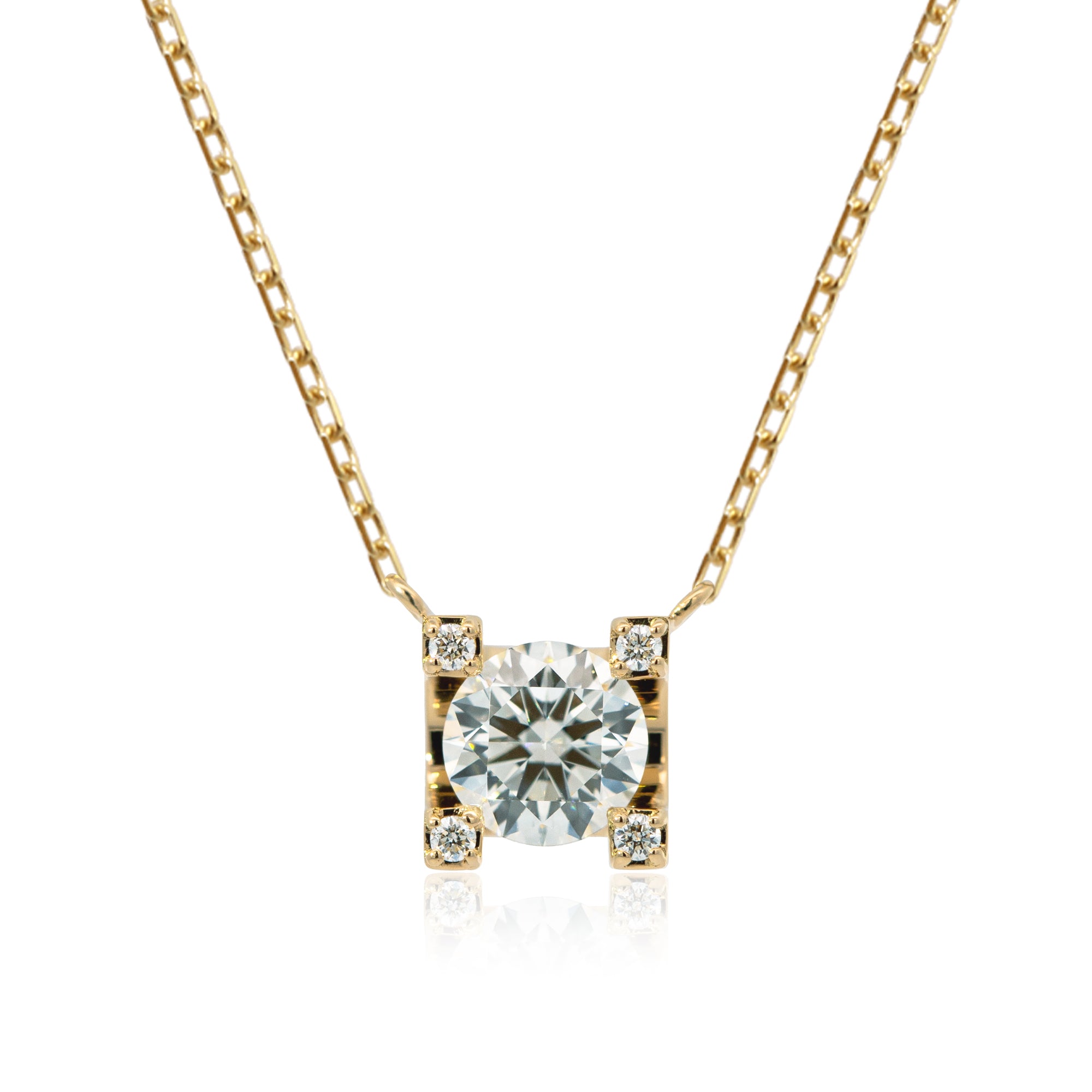 K18/Pt「0.31ctメイアス」ネックレス