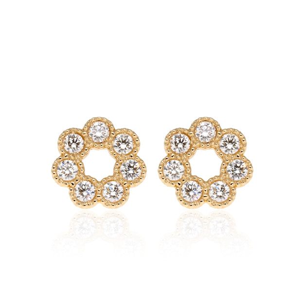 K18/Pt「リース」ピアス