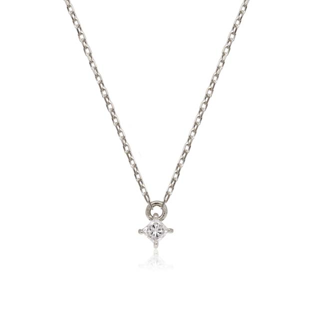 K18/Pt「0.017ctレディアン」ネックレス