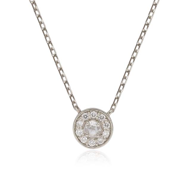 K18/Pt「ミニビジュー」ネックレス