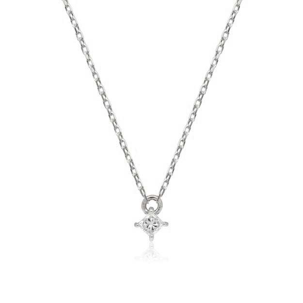 K18/Pt「0.017ctレディアン」ネックレス