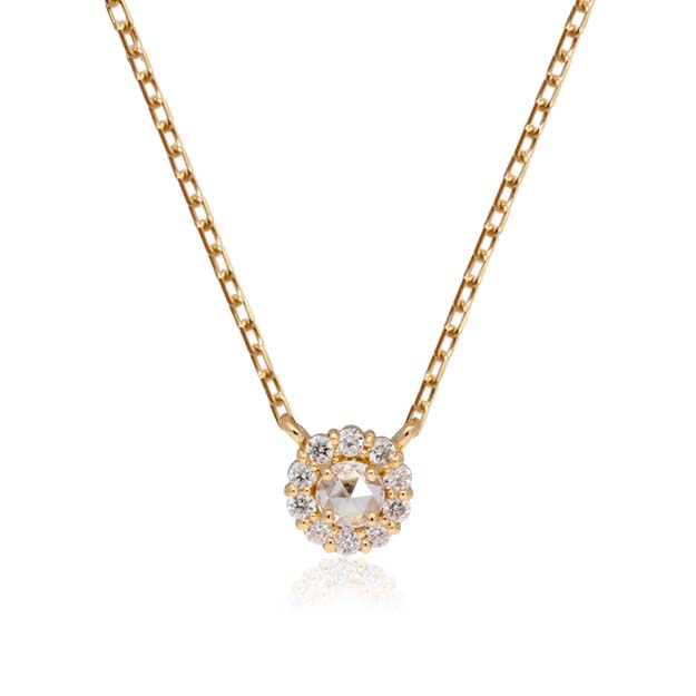 K18/Pt「カヌレ」ネックレス