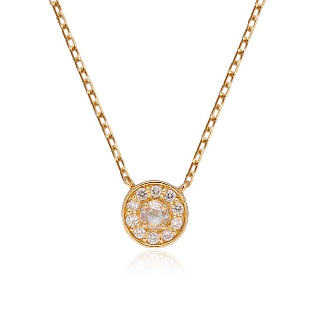 K18/Pt「ミニビジュー」ネックレス