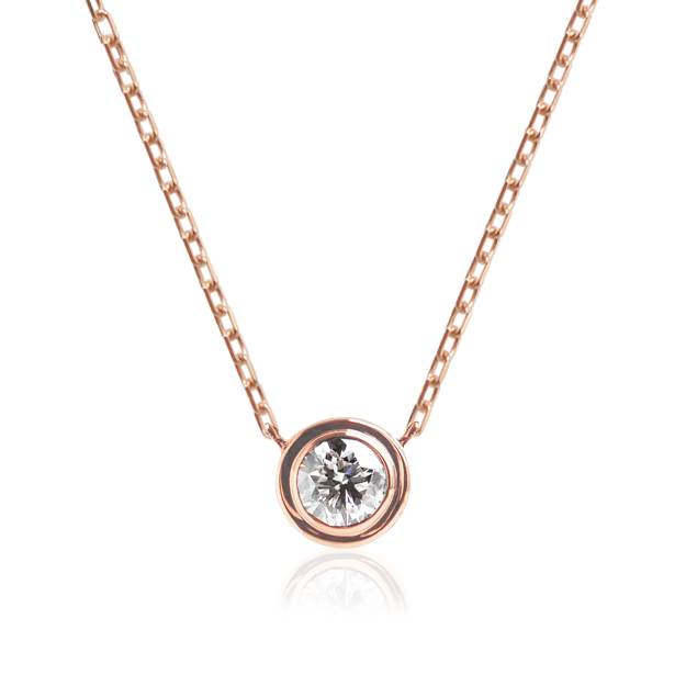 K18/Pt「0.1ctネオヌード」ネックレス