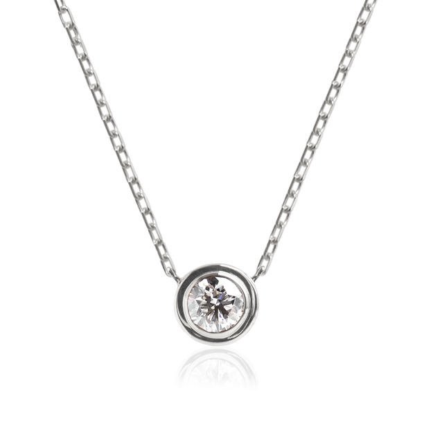 K18/Pt「0.1ctネオヌード」ネックレス