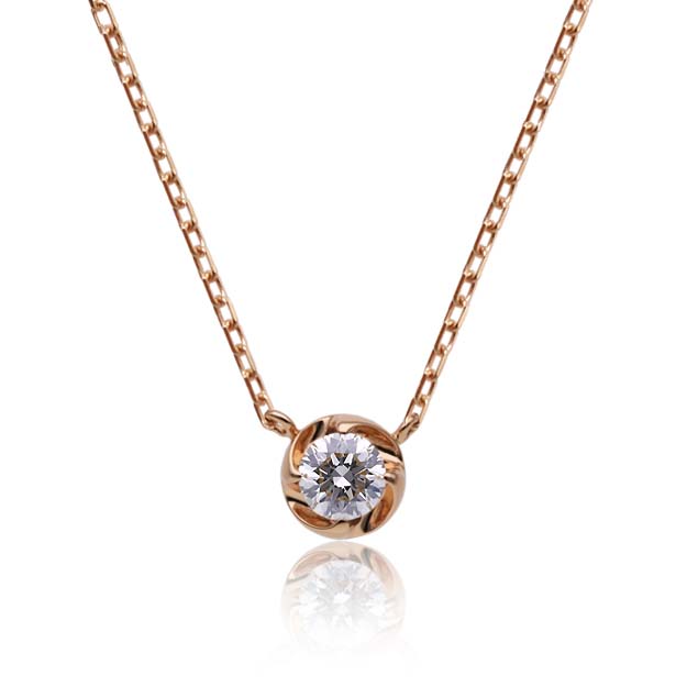 K18/Pt「0.15ctラウラ」ネックレス