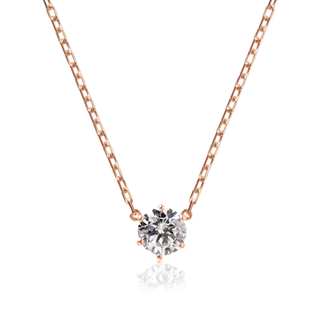 K18/Pt「0.2ctキャサリン」ネックレス