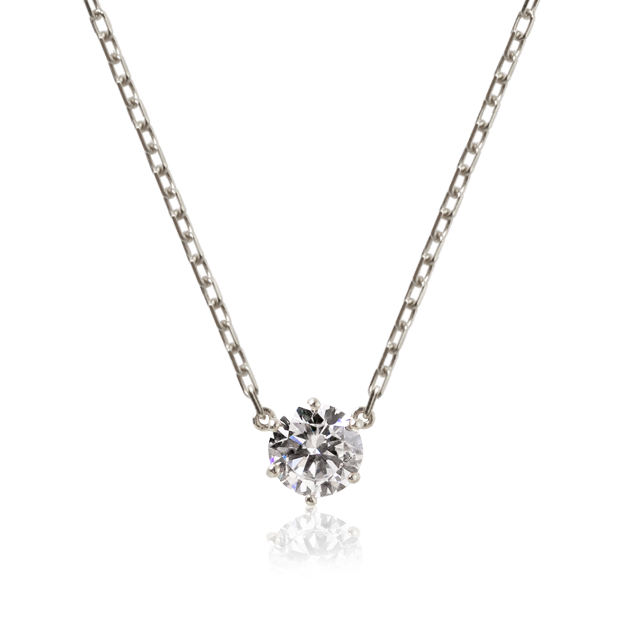 K18/Pt「0.2ctキャサリン」ネックレス