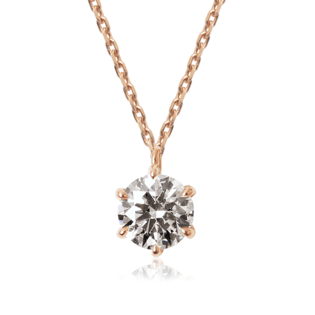 K18/Pt「0.5ctクラウディア」ネックレス