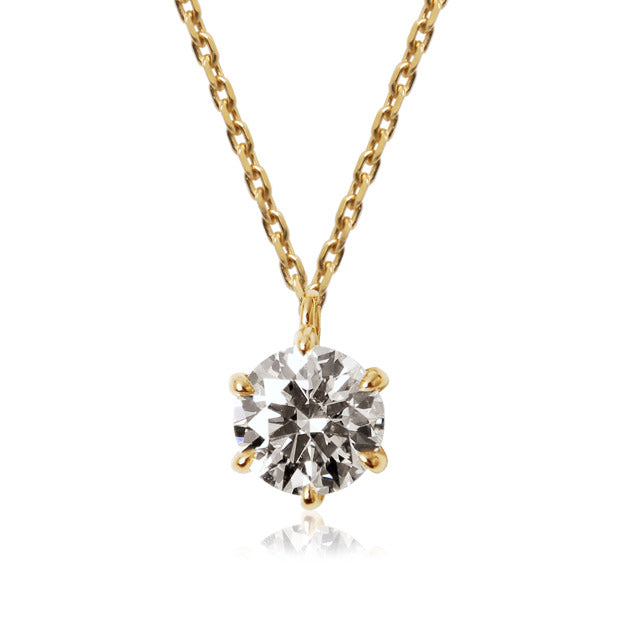 K18/Pt「0.5ctクラウディア」ネックレス