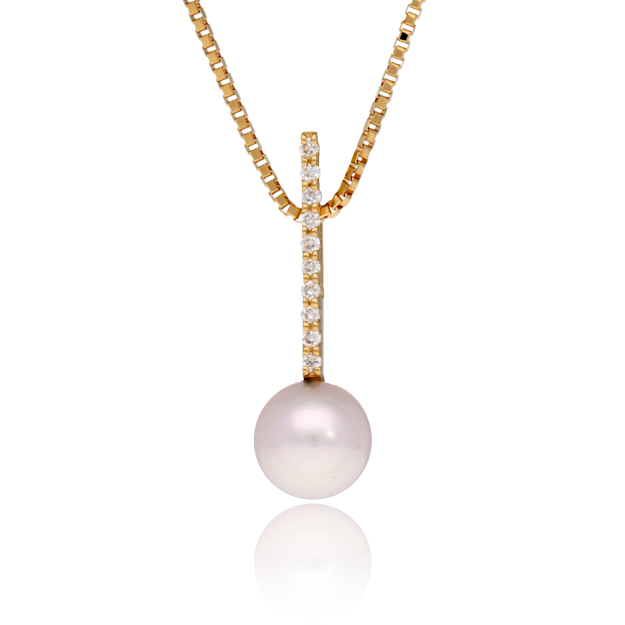 K18/Pt「アコヤパール イベリナ」ネックレス｜【オレフィーチェ  