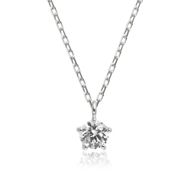 K18/Pt「0.15ctジーン」ネックレス